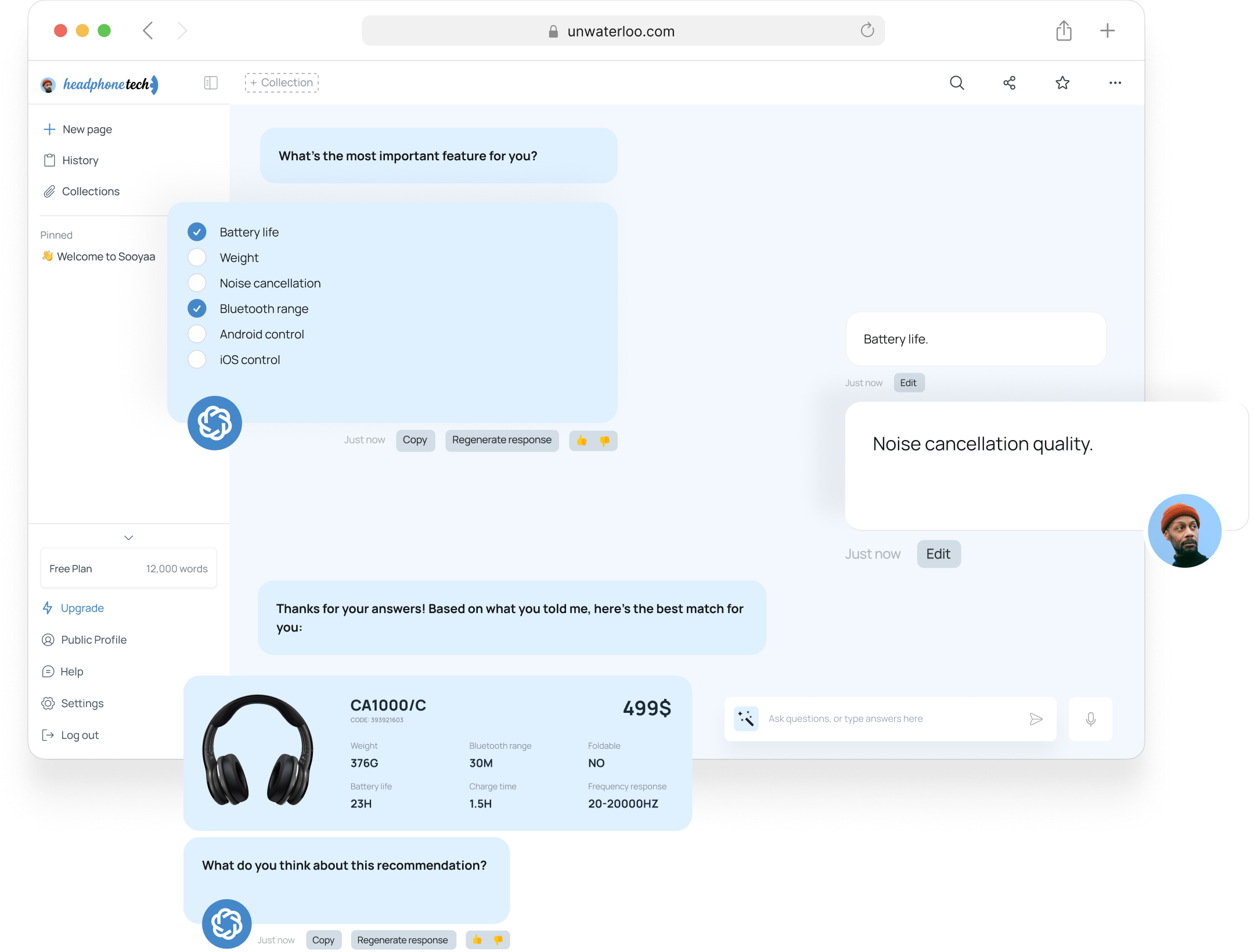 Machine- and human-like chatbots with custom logic image